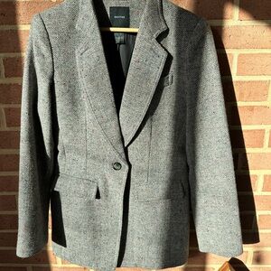 Smythe Grey Herringbone Blazer